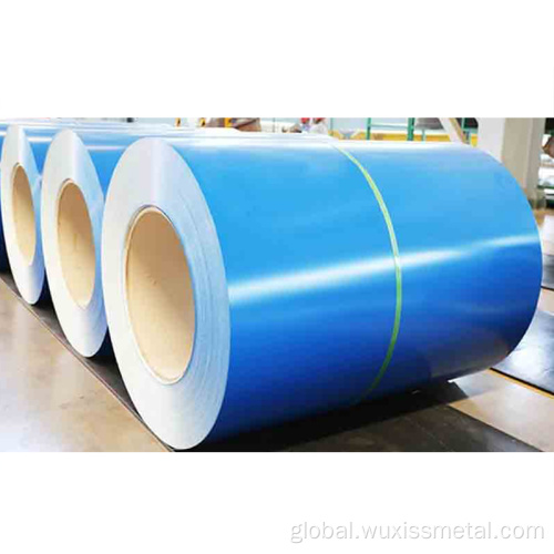 Color Painting Galvanized Steel blue steel sheet coil film color sheet metal Supplier